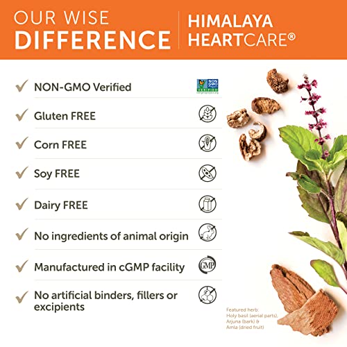 Himalaya HeartCare, Cholesterol and Blood Pressure Supplements for Cardiovascular HimalayaBuy Supplements Australia