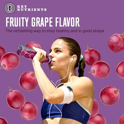 KEY NUTRIENTS Multivitamin Electrolytes Powder Packets - Fruity Grape 20 Pack KEY NUTRIENTSBuy Supplements Australia