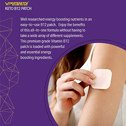 VitaPatch Keto Patch with B12 Methylcobalamin and Vitamin Guarana B12 Patch for Energy VitaPatchBuy Supplements Australia