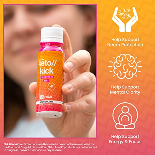 Pruvit Keto Kick Strawberry Kiwi Exogenous Ketones Exalt The Benefits of Natural Slim PRÜVITBuy Supplements Australia