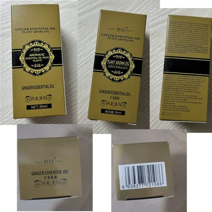 (2pc 60ml) Belly Drainage Ginger Oil, Slimming Tummy Ginger Oil, Ginger Oil Drainage Massage YG LianKaiBuy Supplements Australia