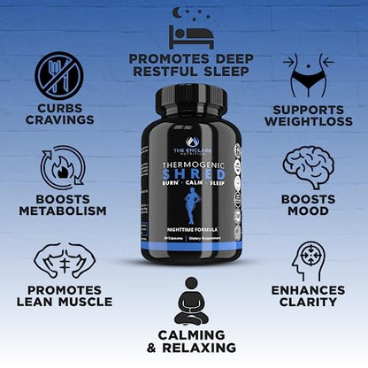 Thermogenic Shred - Fat Burner Sleep Aid Diet Pills, Appetite Suppressant for Weight Loss THE ENCLARE NUTRITIONBuy Supplements Australia