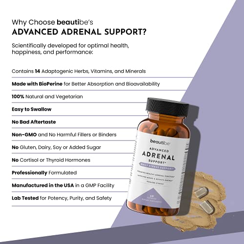 Adrenal Support for Women & Men – Cortisol Manager – Natural Stress Relief Supplement BeautiBeBuy Supplements Australia