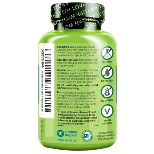 NATURELO Eye Vitamins - AREDS 2 Formula Nutrients with Lutein, Zeaxan NATURELOBuy Supplements Australia