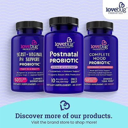 Lovebug Complete Mood Probiotic | 10 Clinically Studied Probiotic Strains & Patented lovebug PROBIOTICSBuy Supplements Australia