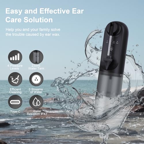 Upgraded Ear Wax Removal,Water Powered Ear Cleaner,Ear Cleaning Kit AlledgeBuy Supplements Australia