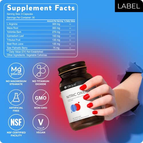 Blisque – Natural Nitric Oxide Booster Supplement for Blood Flow Support and Circulation BlisqueBuy Supplements Australia