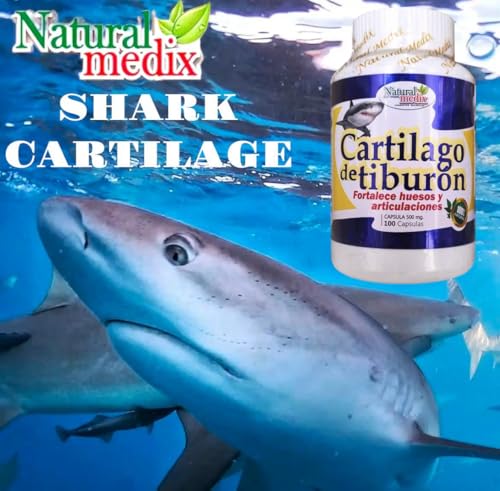 Natural medix Cartilage – Joint Support Supplement with Glucosamine, Collagen & Magnesium – 100 Caps - Cartílago de Tiburon Natural medixBuy Supplements Australia