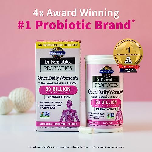 Garden of Life, Dr. Formulated Women's Probiotics Once Daily, 16 Strains, 50 Billion Garden of LifeBuy Supplements Australia