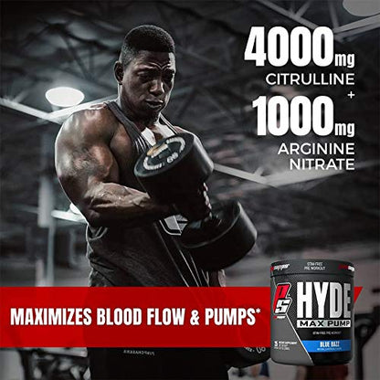 PROSUPPS Hyde Xtreme Blue Razz and Hyde Max Pump Blue Raspberry Bundle