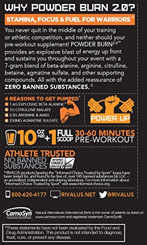 Powder Burn 2.0 Orange 35 Serving,14.24 Ounce