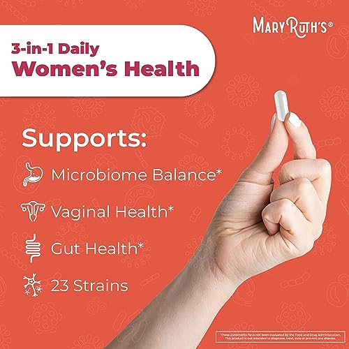 MaryRuth's 3-in-1 Daily Health Probiotics for Women | Clinically Tested | Hormone Support MaryRuth OrganicsBuy Supplements Australia