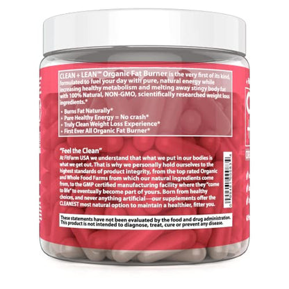 Clean+Lean-Organic Fat Burner by FitFarm USA - Worlds First Organic Fat Burner Supports FIT FARM USABuy Supplements Australia