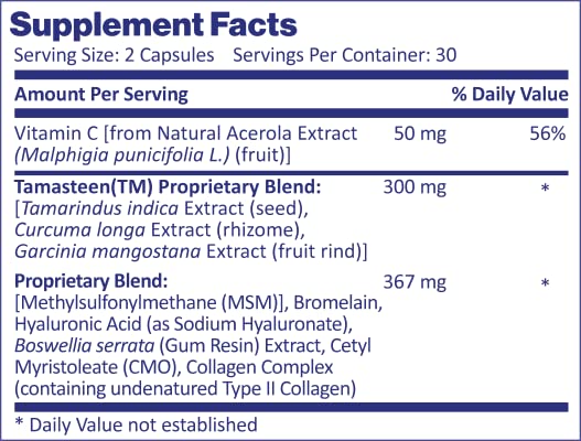 Nordic Healthy Living Joint Food AS SEEN ON TV | Powered by Clinically Studied Tamasteen | Joint Mobility and Comfort with Triple Action Formula (1 Month Supply) Nordic Healthy LivingBuy Supplements Australia