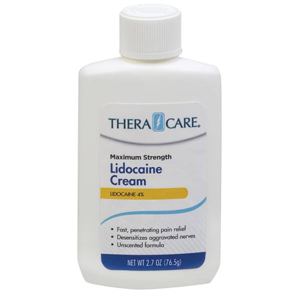 Thera|Care Maximum Strength OTC Lidocaine Cream | Numbs Away Pain | Long-Lasting Relief | Non-Greasy | 2.7 Oz Thera CareBuy Supplements Australia