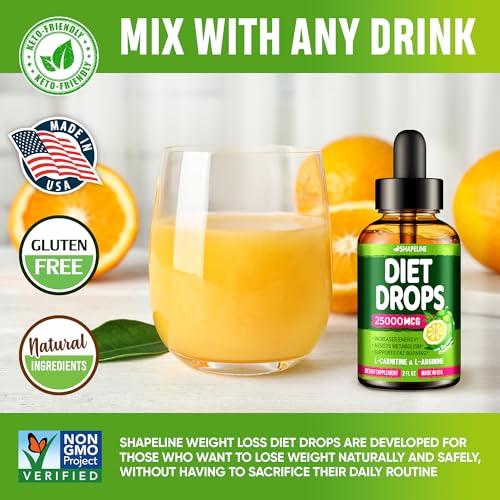 (Pack of 2) Weight Loss Drops - Made in USA - Appetite Suppressant for Women & Men SHAPELINEBuy Supplements Australia