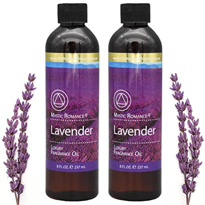 2 X Lavender Scent Fragrance Oil Burner Warmer Air Diffuser Aromatherapy Spa 8oz GenericBuy Supplements Australia