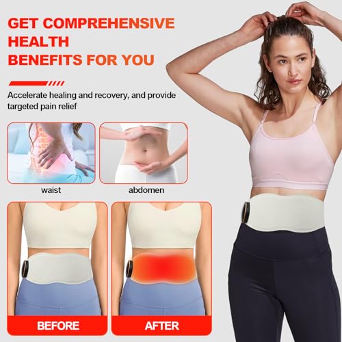 Red Light Therapy Belt Vibrating for Muscle Recovery and Pain Relief DYUFBuy Supplements Australia