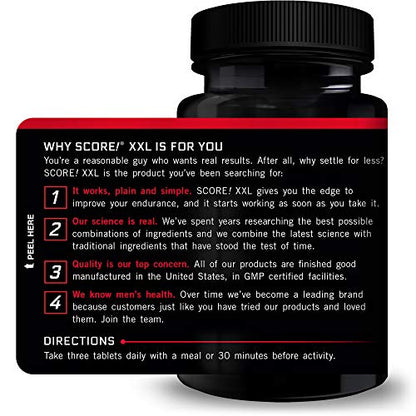FORCE FACTOR Score! XXL, 3-Pack, Nitric Oxide Booster Supplement for Men with L Force FactorBuy Supplements Australia