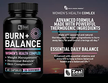 Zeal Naturals Weight Loss Support for Women + Daily Balance Vitmains (Iron, Vitamin D Zeal NaturalsBuy Supplements Australia