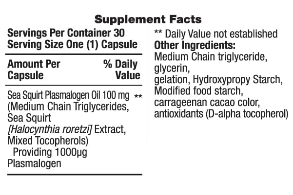 REMORY Plasmalogen Sea Squirt Supplement - Brain Health Supplement - 30 Days Supply REMORYBuy Supplements Australia