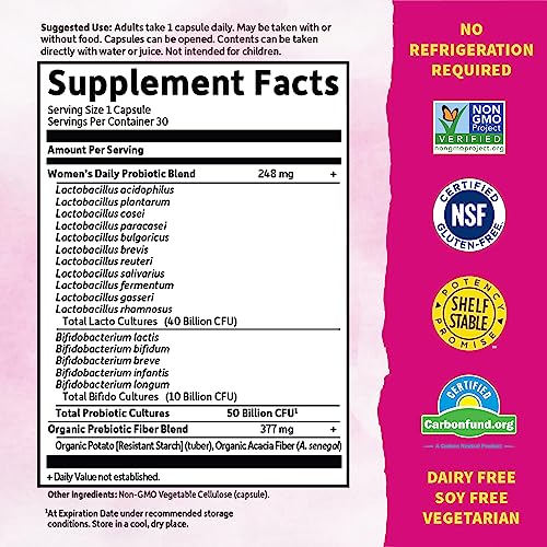 Garden of Life, Dr. Formulated Women's Probiotics Once Daily, 16 Strains, 50 Billion Garden of LifeBuy Supplements Australia