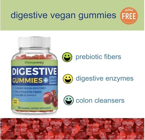 HEMPWAY Fiber Gummies for Digestive Colon Cleanse - Health & Daily Weight Support HEMPWAYBuy Supplements Australia