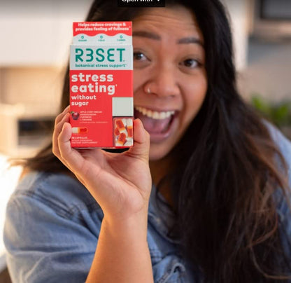 R3SET Stress Eating Daily Supplement Capsules – Apple Cinnamon – 28ct R3SETBuy Supplements Australia