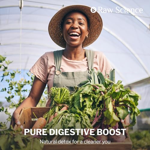 Colon Cleanse - Detox, Digestive Health, Psyllium Husk, Aloe Vera, Bentonite Clay, Acidophilus Probiotic S RAW SCIENCEBuy Supplements Australia