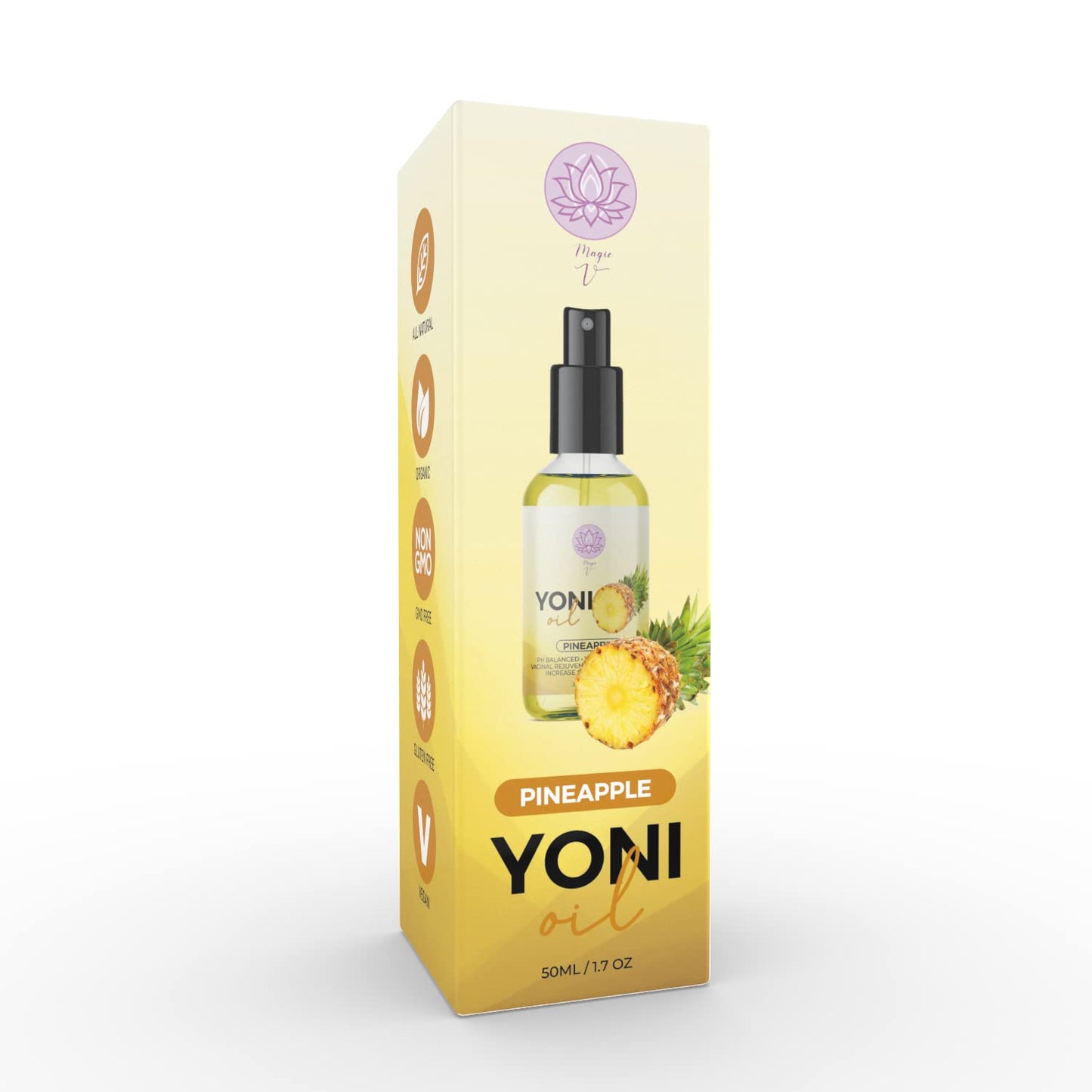 Magic V Steam V Yoni Oil Spray Organic Feminine Oil Vaginal Moisturizer For Wetness Magic V SteamBuy Supplements Australia