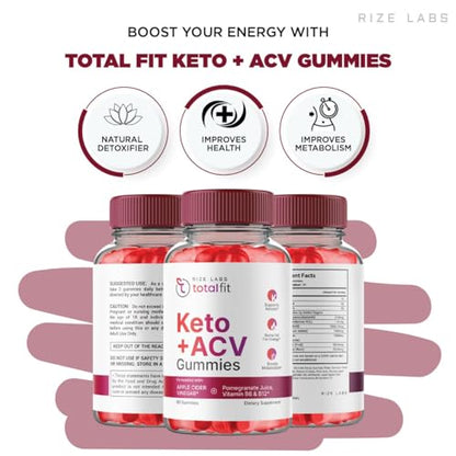 (2 Pack) Total Fit Keto ACV Gummies Advanced Weight Loss, Total Fit Keto ACV + BCB Gummies rize labsBuy Supplements Australia