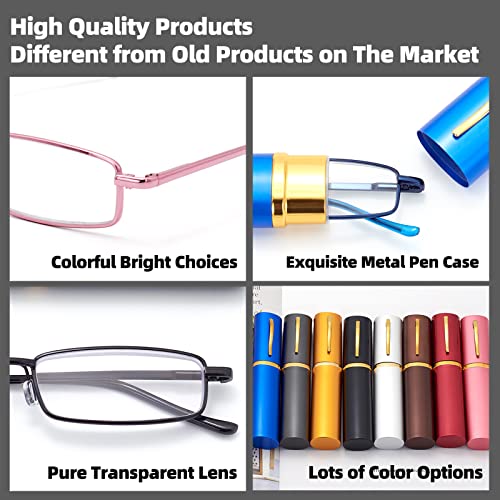 HIGHLIKE 4-Pack Slim Pocket Reading Glasses Men Women, Compact Readers Super Clear HIGHLIKEBuy Supplements Australia