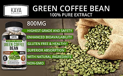 Kaya Naturals Green Coffee Bean 60ct - Weight Management Kaya NaturalsBuy Supplements Australia