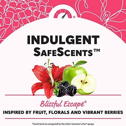 Summer's Eve Refresher Mist, Feminine Spray Reduces Odor, Blissful Escape, Body Spray for Women Summer's EveBuy Supplements Australia