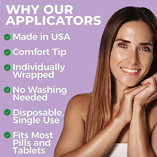 NewLife Naturals Disposable Plastic Vaginal Suppository Applicators - Fits Most Boric Acid Suppositories NewLife NaturalsBuy Supplements Australia