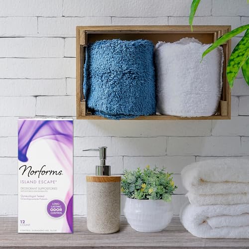 Norforms Feminine Deodorant Suppositories, Long Lasting Odor Control, Tropical Splash Scent NorformsBuy Supplements Australia