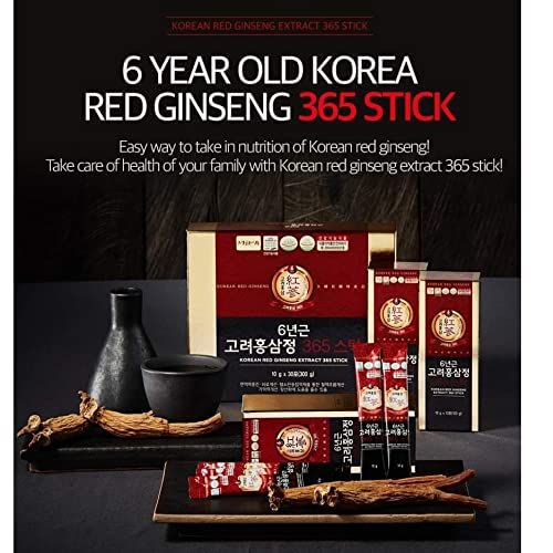 6 Years Red Ginseng 365 Stick Korea ginsengBuy Supplements Australia