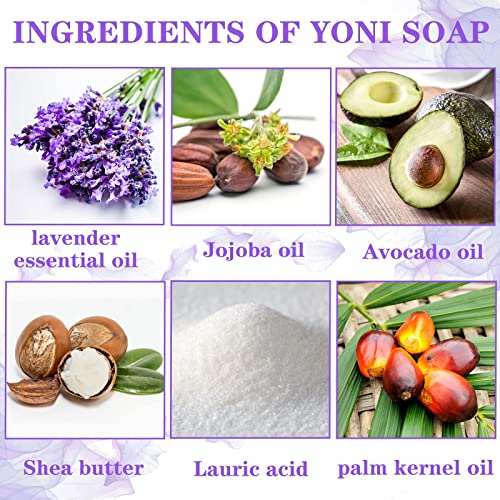 2 Packs Organic Yoni Soap Bars For Women Vaginal Wash, Handmade Yoni Bar Soap For Women Yoni Wash VickoneerBuy Supplements Australia