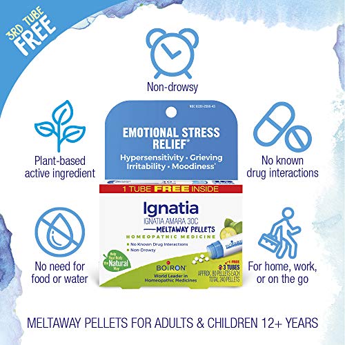 Boiron Ignatia Amara 30C Homeopathic Medicine for Relief from Emotional Stress, Hypersensitivity BoironBuy Supplements Australia