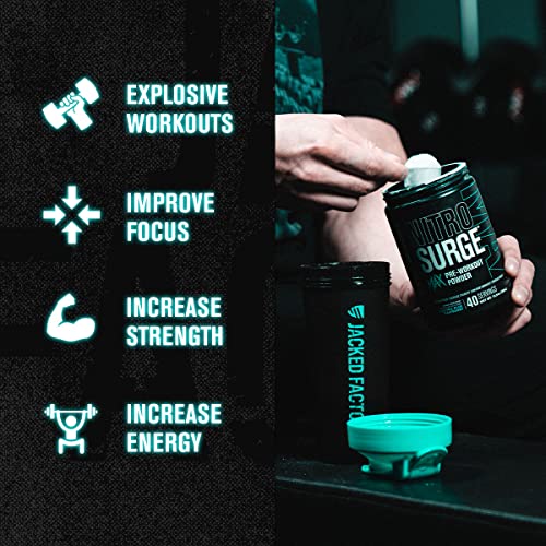 Jacked Factory Nitrosurge Max Nootropic Pre Workout Powder - Premium Pre Workout Jacked FactoryBuy Supplements Australia