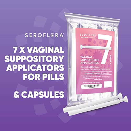 SEROVERA Seroflora Boric Acid Suppositories Applicators for Women, Individually Wrapped Pack of 7 SEROVERABuy Supplements Australia