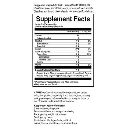 Garden of Life Dr Formulated Organic Fiber Supplement Powder Unflavored, Sugar Free Garden of LifeBuy Supplements Australia