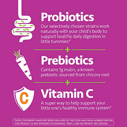 up4 Kids Probiotic Gummies, Digestive and Immune Support with Prebiotics and Vitamin C up4Buy Supplements Australia
