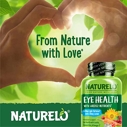 NATURELO Eye Vitamins - AREDS 2 Formula Nutrients with Lutein, Zeaxan NATURELOBuy Supplements Australia