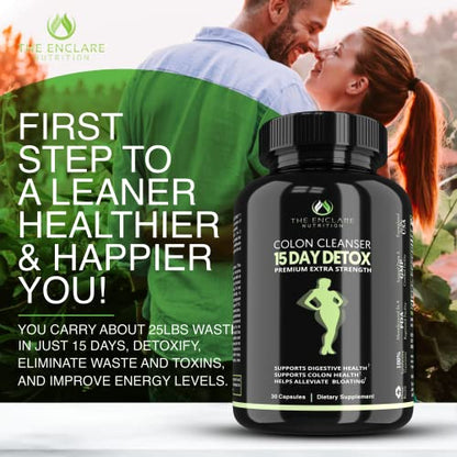 Colon Cleanse Fast-Acting Colon Cleanser Detox; Healthy Bowel Movement THE ENCLARE NUTRITIONBuy Supplements Australia