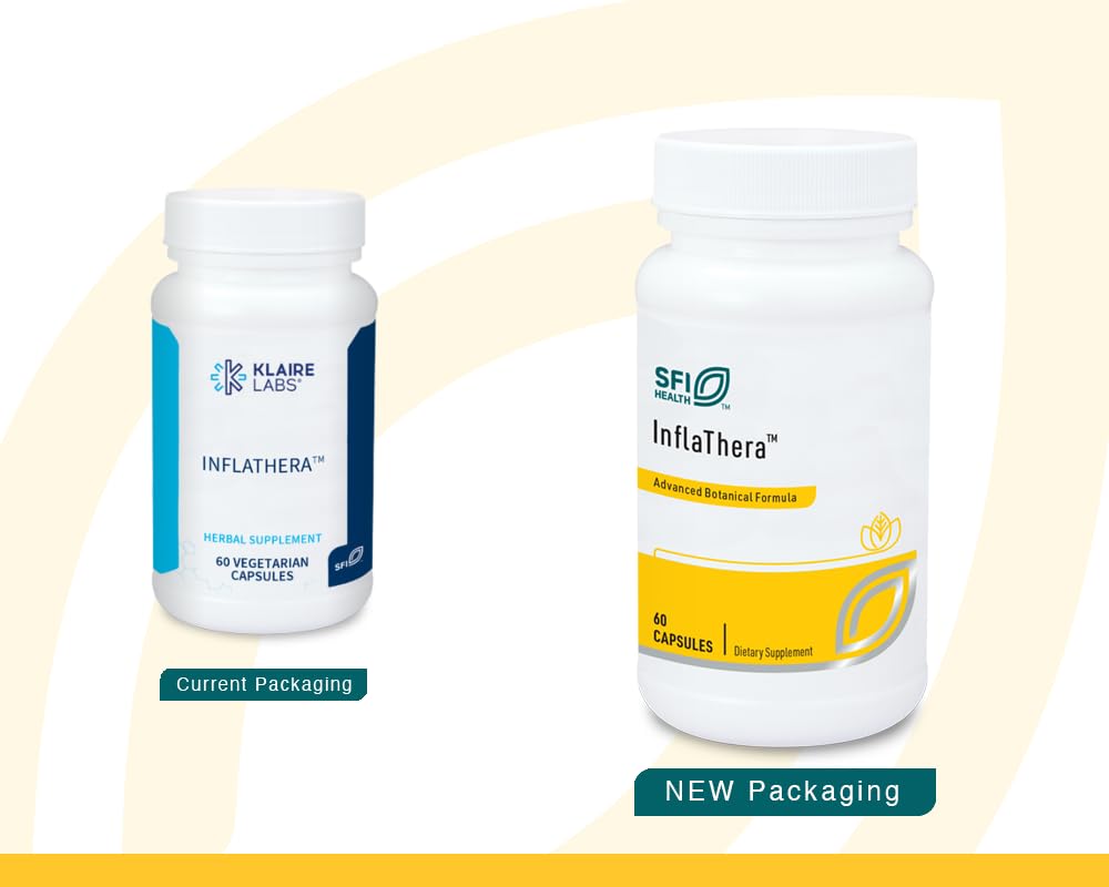 Klaire Labs SFI Health Inflathera - Phytonutrient Blend with Turmeric & Knotweed, Designed to Support Inflammation Response (60 Capsules) SFI HealthBuy Supplements Australia