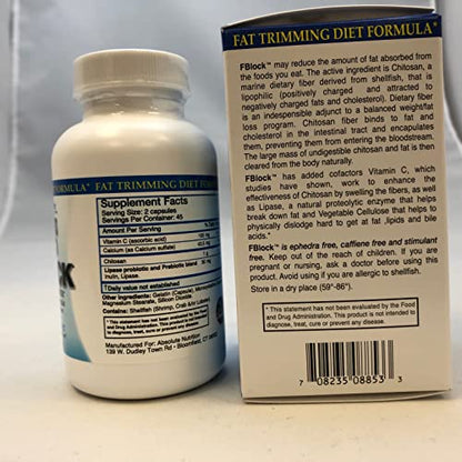 Absolute Nutrition FBlock Xtra Fat Absorber, Diet Formula, 90 Capsules Absolute NutritionBuy Supplements Australia