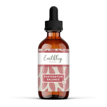 Earthley Wellness Postpartum Balance, Supports and Balances Female Hormones, Supports Postpartum Recovery, Smooths Out Mood Swings, Essential Herbs Like Dandelion Root, Catnip, & Alfalfa (2oz) Earthley WellnessBuy Supplements Australia