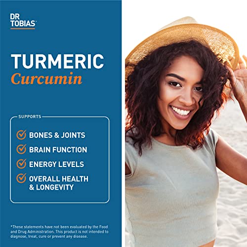 Dr. Tobias Turmeric Curcumin Supplement with BioPerine & Black Pepper, Extra Strength Dr. TobiasBuy Supplements Australia