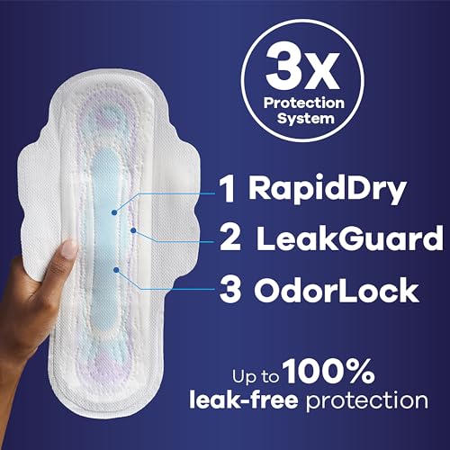 Always Ultra Thin Feminine Pads with Wings for Women, Size 4, Overnight Absorbency, Unscented AlwaysBuy Supplements Australia